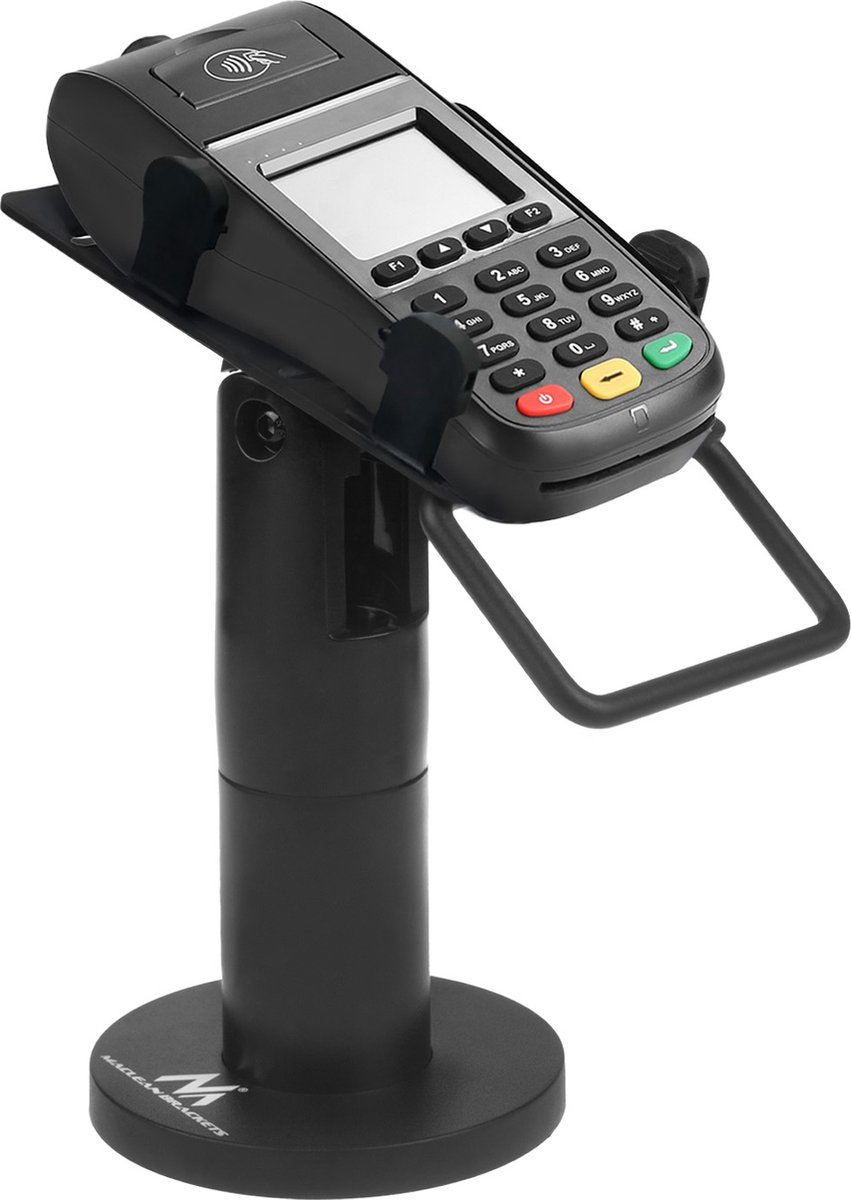 Maclean MC-818 - betaalautomaat houder - Terminalhouder - pinautomaat houder - Kaartlezerhouder - universeel - zwart