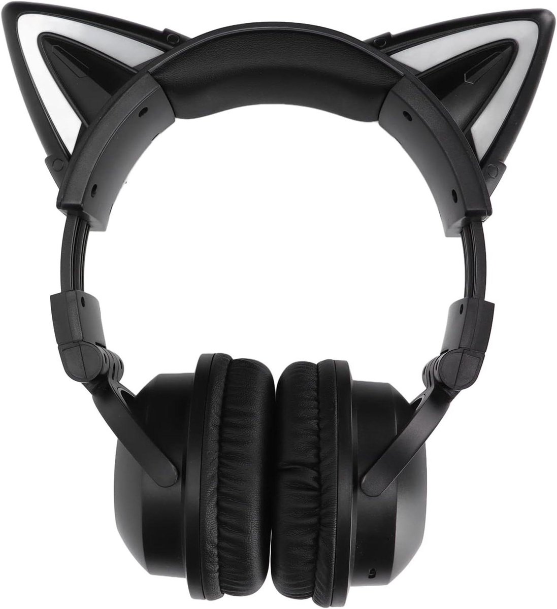 Cute Cat Ear Headset Draadloze Bluetooth Stereo Gaming Hoofdtelefoon - Opvouwbaar - Muziek Oortelefoon - Kleurrijk LED Licht - 8 Tot 10 Uur Speeltijd - Kinderen Volwassen - Roze - Blauw .