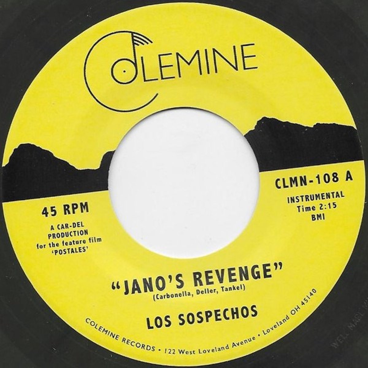 Los Sospechos - Jano's Revenge (7" Single) (Coloured Vinyl)