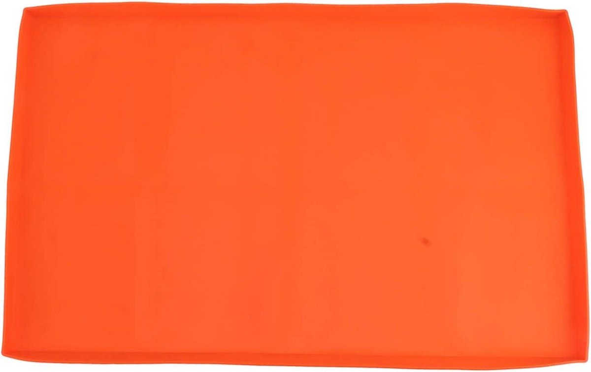 Grill Mat - Heat Resistant Silicone Surface Protection (36 inches, Orange)