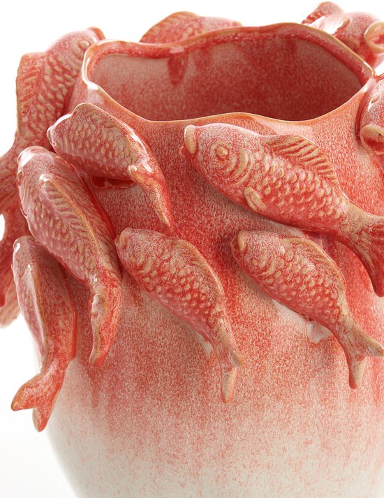 Light & Living - Vase FISH - 29x28,5x27cm - Rouge