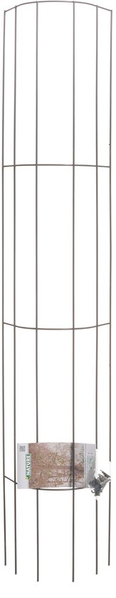 Metalen regenpijp klimrek geplastificeerd grijs H145x25cm - Merkloos
