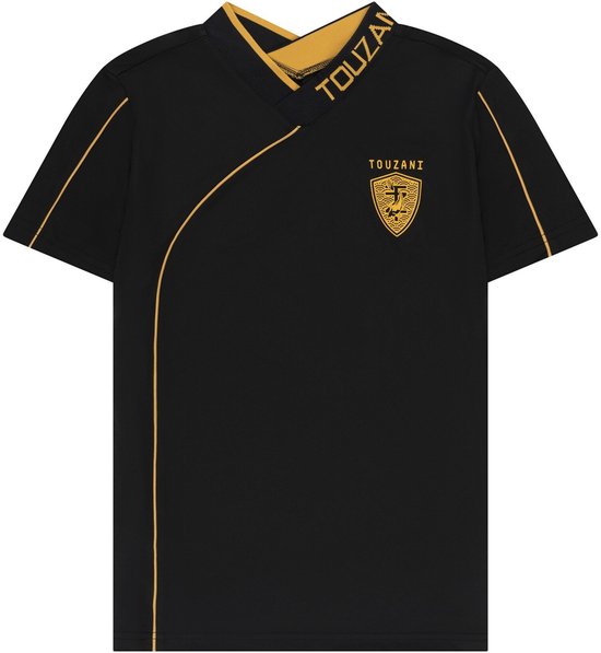 Maillot de football d'été Touzani pour garçon - Noir - Kohaku
