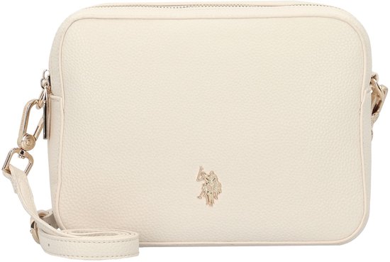 U.S. POLO ASSN. Sac à épaule bandoulière Mansion Zip Crossbody Bag Cream White Écru