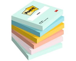 Post-it - Memoblok 3m post-it 654 76x76mm beachside colour