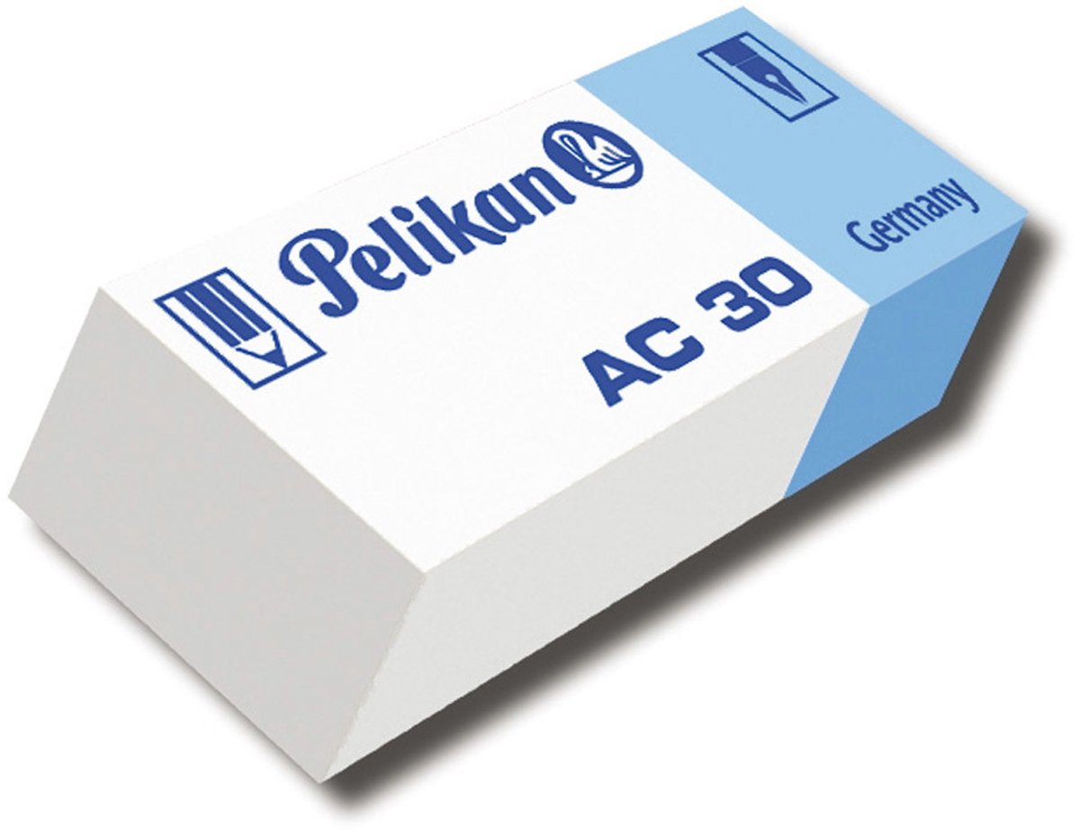 Pelikan 606079 vlakgum Kunststof Wit 30 stuk(s)