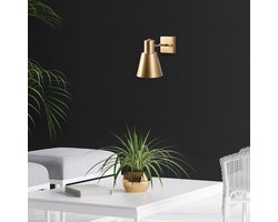 Funnel Wandlamp | METALEN BEHUIZING | Goud - Asir Group - Summer Sale - Goud - Metaal - Summer Sale - Op voorraad