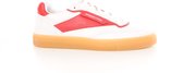 Baskets homme Villeneuve Copenhagen Studios en cuir blanc rouge