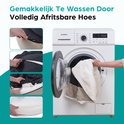 De hoezen van de kattenmand zijn afneembaar en wasbaar in de machine.