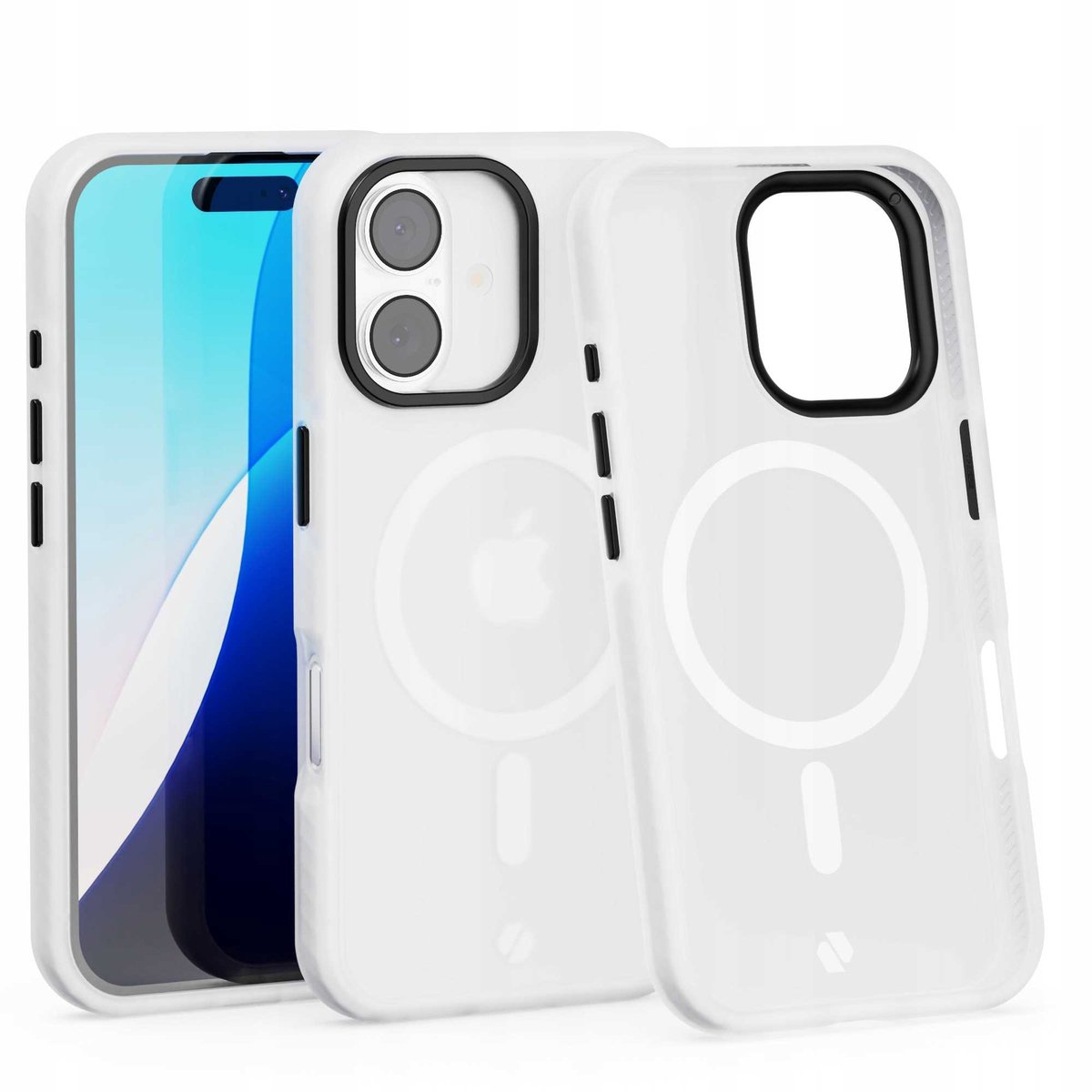 Spacecase Case Hybride Fusion Mag-Cover Voor Iphone 16 Helder