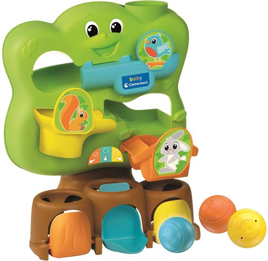 Baby Clementoni - Ballenboom - Activity Center - Ballenbaan met 3 Ballen - Speelgoed voor Kinderen vanaf 1 jaar van Clementoni — afbeelding 5