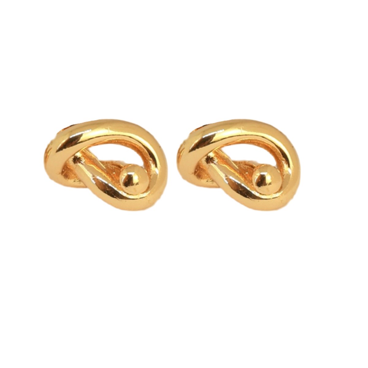 Gold Knot Earrings
