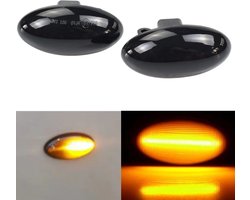 XEOD Dynamische LED richtingaanwijzer geschikt voor Toyota Aygo - Citroën C1 - C2 - C3 - C4 - C5 - C6 - Peugeot 107 - 108 - 1007 - Canbus - Geen hyperflashing - Helder - 2 Stuks