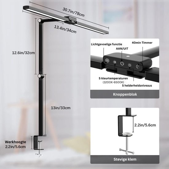 Peinture pour lampe lumière du jour White -Label® - Debout - Hobby - Zwart