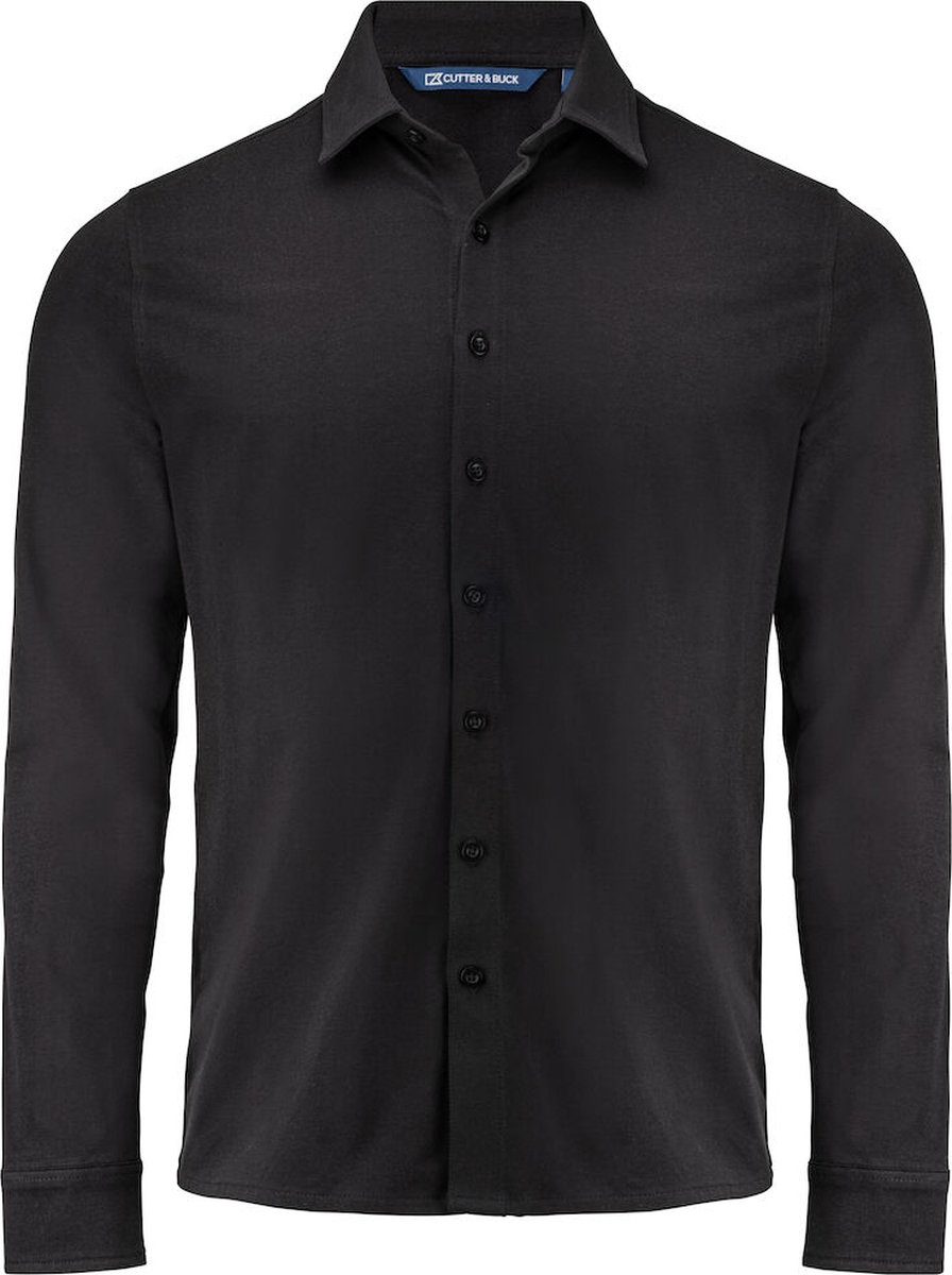 Cutter & Buck Hedley Stretch Shirt Heren 352412 - Zwart - 4XL