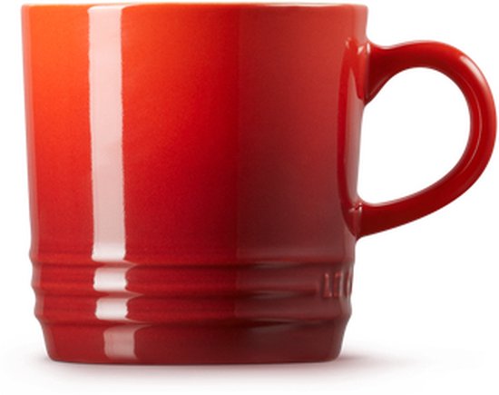 Le Creuset 6 tasses à café faïence Rouge cerise 0
