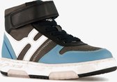 Braqeez hoge jongens sneakers blauw zwart - Maat 29 - Uitneembare zool