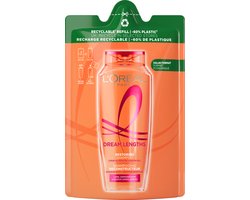L'Oréal Paris Dream Lengths Shampoo Refill - Voor lang, beschadigd haar - Herstellend - Hervulbaar - Navul verpakking - 250 ml