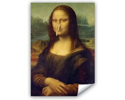 Mona Lisa Poster - Toilet - WC - Badkamer - Kunst - Schilderij - Foto - Print - Groot - Canvas