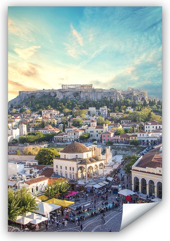 Athene Poster - Griekenland - Schilderij - Foto - Print - Groot - Canvas