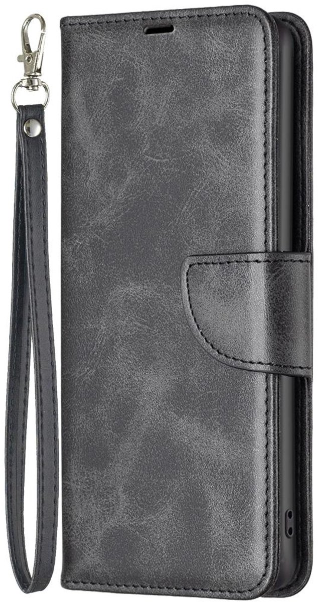 Mobigear Telefoonhoesje geschikt voor Motorola Moto G24 Hoesje | Mobigear Excellent Bookcase Portemonnee | Pasjeshouder voor 3 Pasjes | Telefoonhoesje voor Pinpas / OV Kaart / Rijbewijs - Zwart
