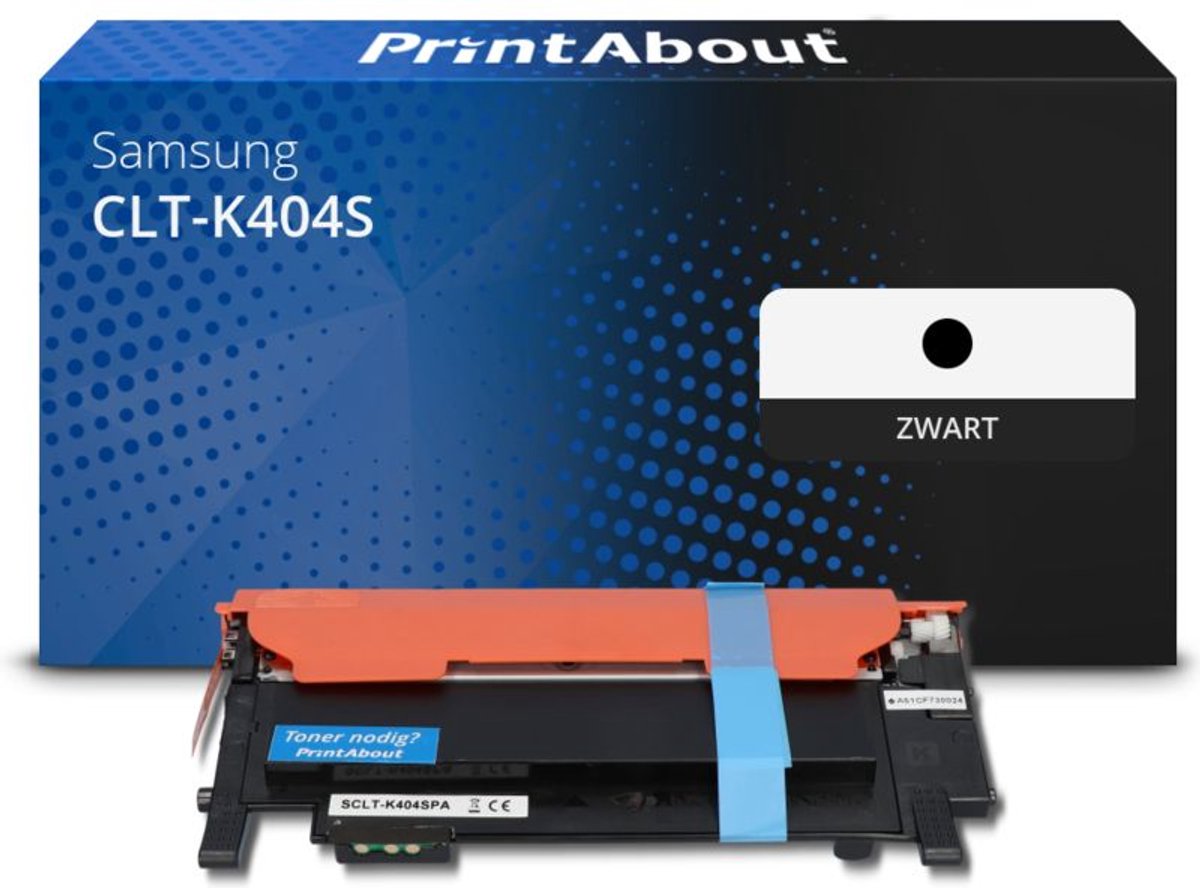 PrintAbout - Alternatief voor de Samsung CLT-K404S / Zwart