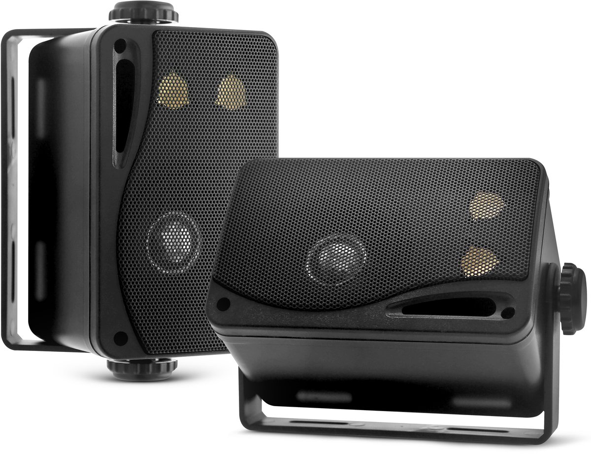 Pyle Marine Luidsprekers - Waterdichte 3 weg Speakers - 200 Watt - Voor Gebruik in Huis, Boot, Zwembad, Patio, Binnen en Buiten