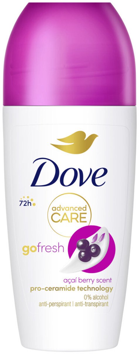 Dove Deodorant Roller Go Fresh Açai Berry - 50 ml