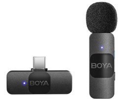 BOYA BY-V10 (V2.0) Zwart Microfoon met bevestigingsclip