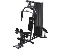 Gorilla Sports Krachtstation - met 76,5 kg Stapelgewichten - Homegym - Full-Body Training