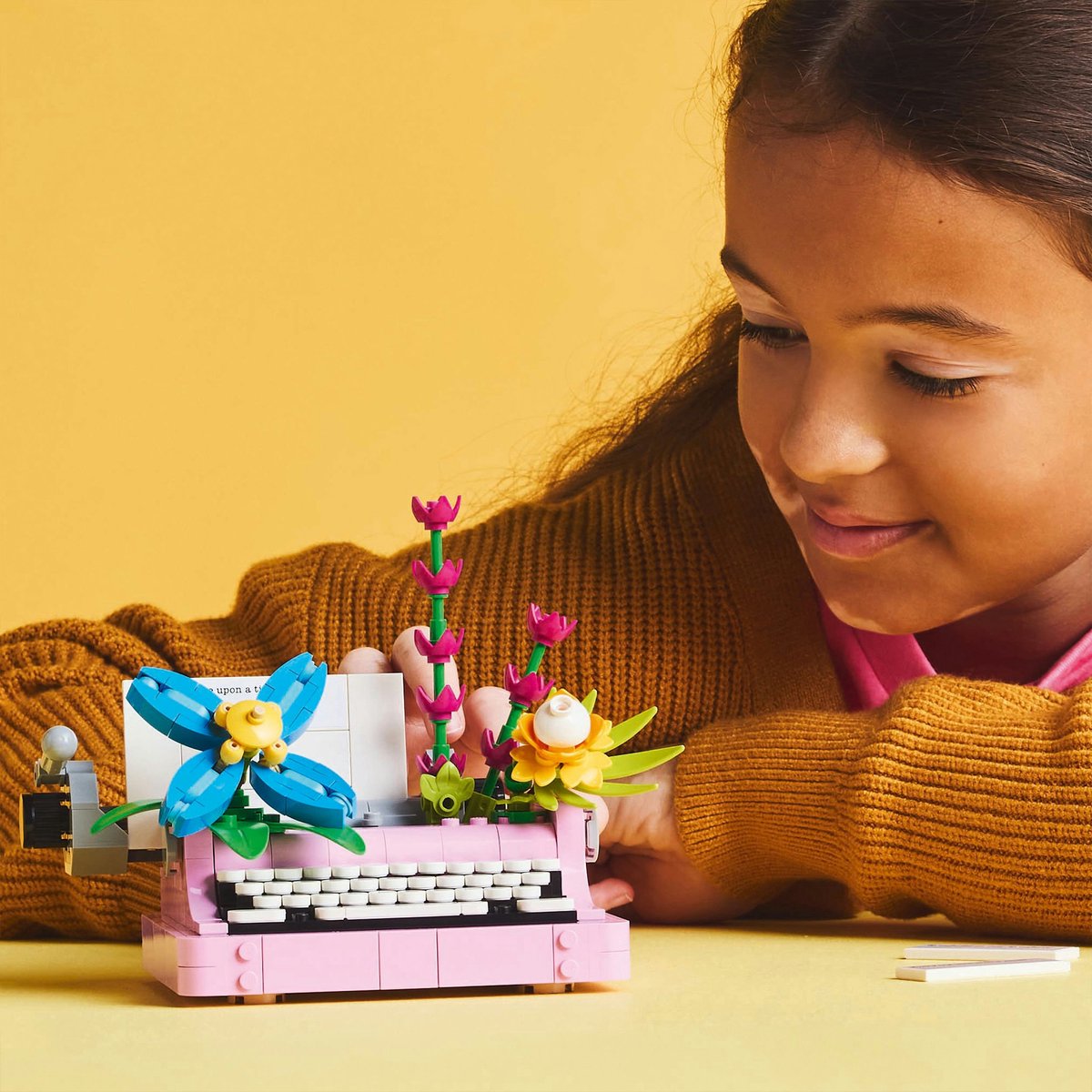LEGO Creator 3in1 Typemachine met bloemen, Keytar en bloempot Speelgoed voor Kinderen 31169 — afbeelding 8