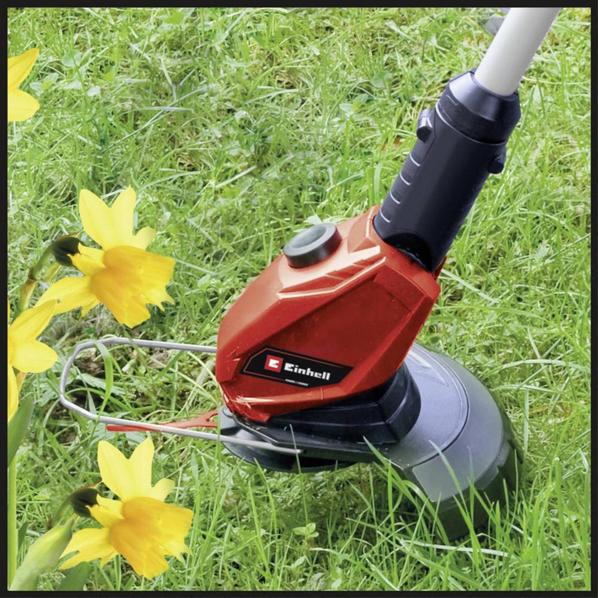 Afbeelding 3 van Einhell GE-CT 18 Li (1x 2,5Ah) Akku-Rasentrimmer Accu-grastrimmer Accu Instelbare trekstang 18 V Snijbreedte max.: 24 c