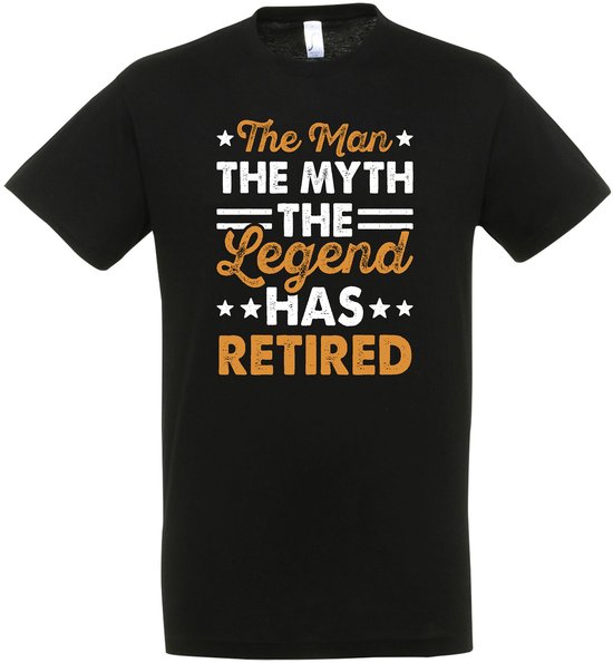 T-shirt « L'Homme, le Mythe, la Legend » - Taille M - T-shirts humoristiques - T-shirt retraite - cadeau retraite - retraite - T-shirt homme - T-shirt femme - Unisexe