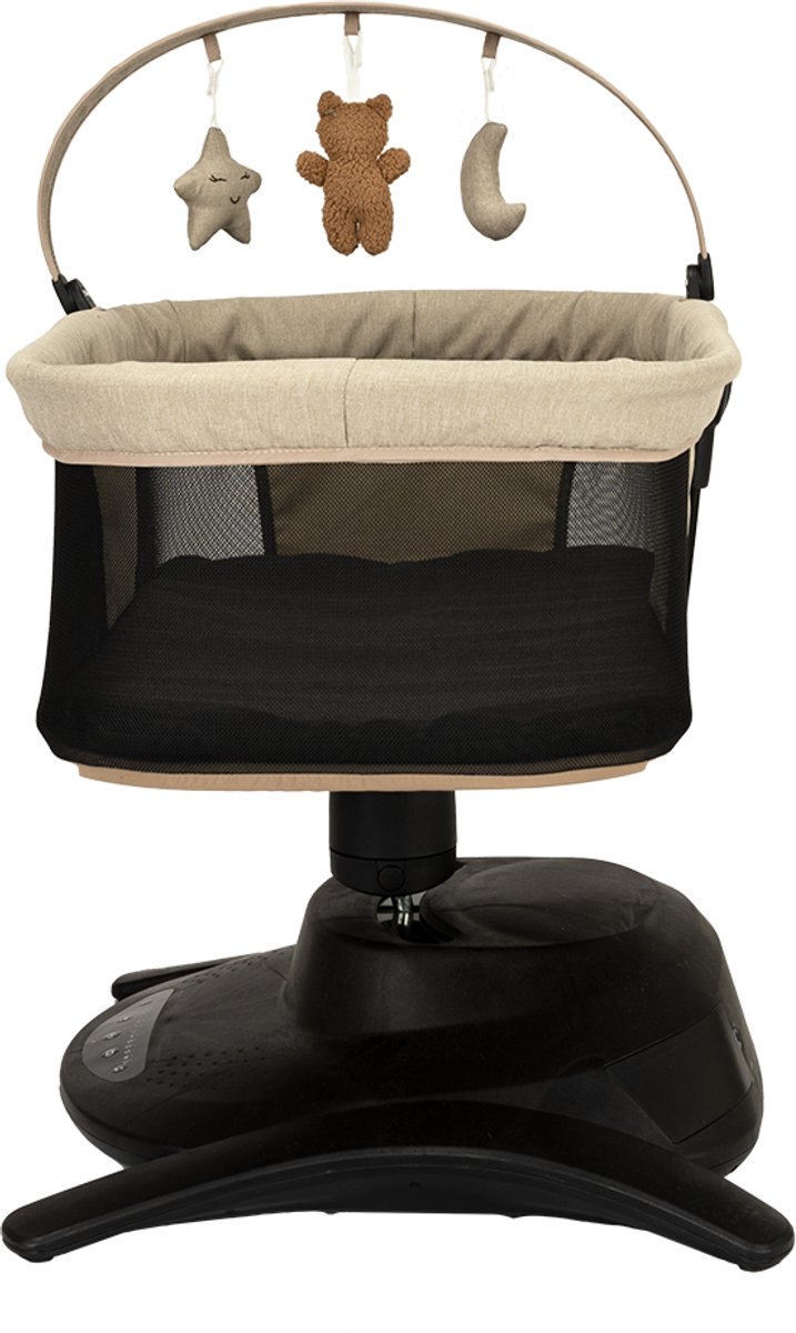 Novi at Home Stardust 2-in-1 Babyswing en Wieg - Sand Melange thumbnail 6