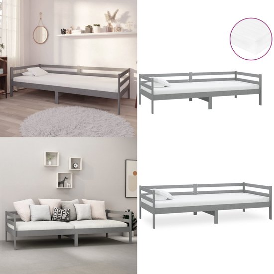 Kinderbedframe 90x200 cm massief grenenhout kopen