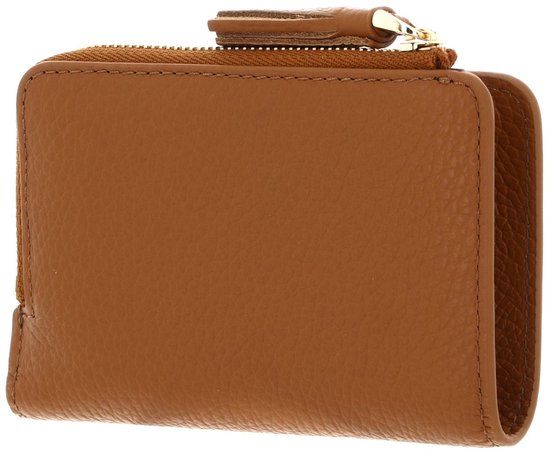 COCCINELLE Cuir Porte-monnaie Tassel Wallet Cuir Brun