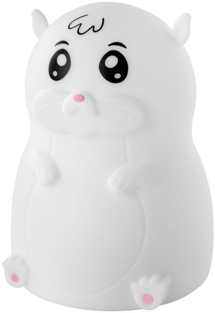 Ansmann Nachtlamp Kinderkamer Hamster Zeven Kleuren Automatisch Uit