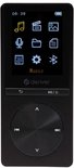 Zwarte Denver MP3/MP4 speler met touch screen display en draaiende navigatieknop.