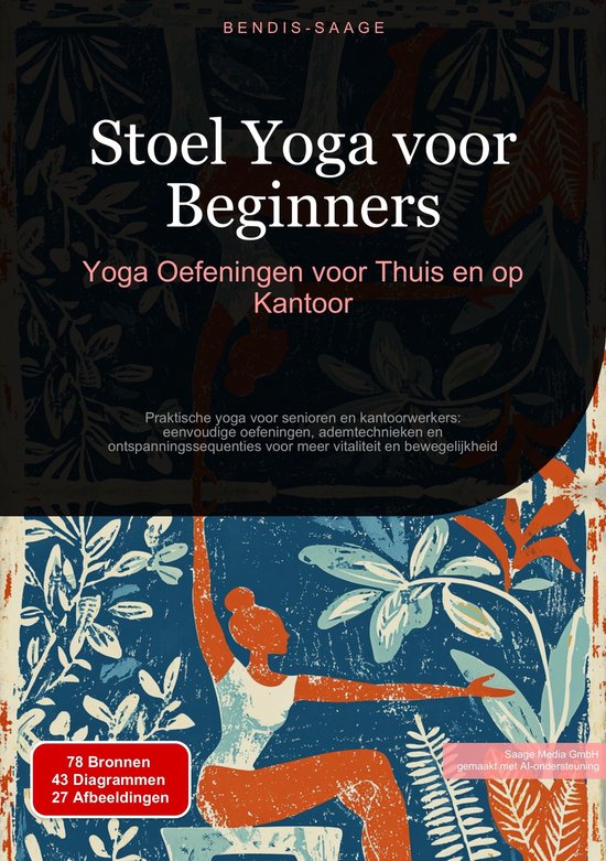 Stoel Yoga voor Beginners: Yoga Oefeningen voor Thuis en op  ... - cover