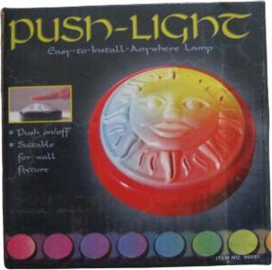 Druk, nacht lamp zon voor de babykamer- Push lamp met verschillende kleuren! van Dru — afbeelding 4