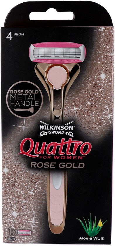 Wilkinson Quattro Scheermes Vrouwen Rose Gold