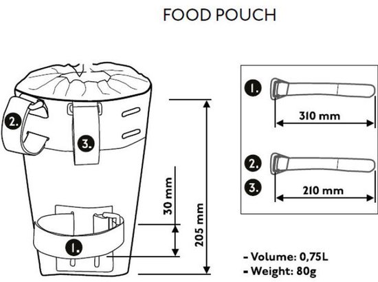 Bouteille Pro Gravel 17,5 Cm Polyester 500 Ml Gris / Noir