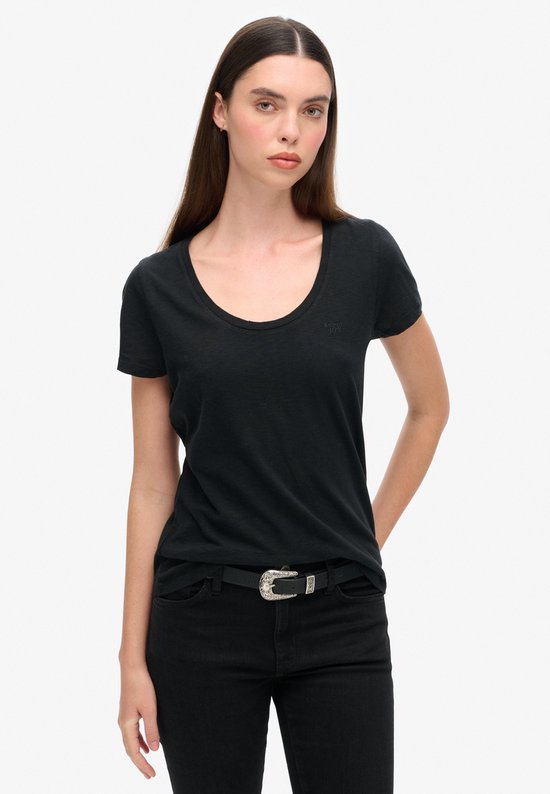 Superdry SCOOP NECK TEE Dames T-shirt