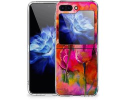 TPU Hoesje voor Hoesje maken Samsung Galaxy Z Flip 5 Tulips