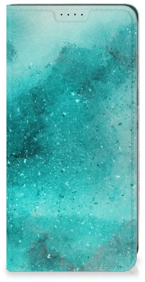 Bookcase Samsung Galaxy A05s Painting Blue