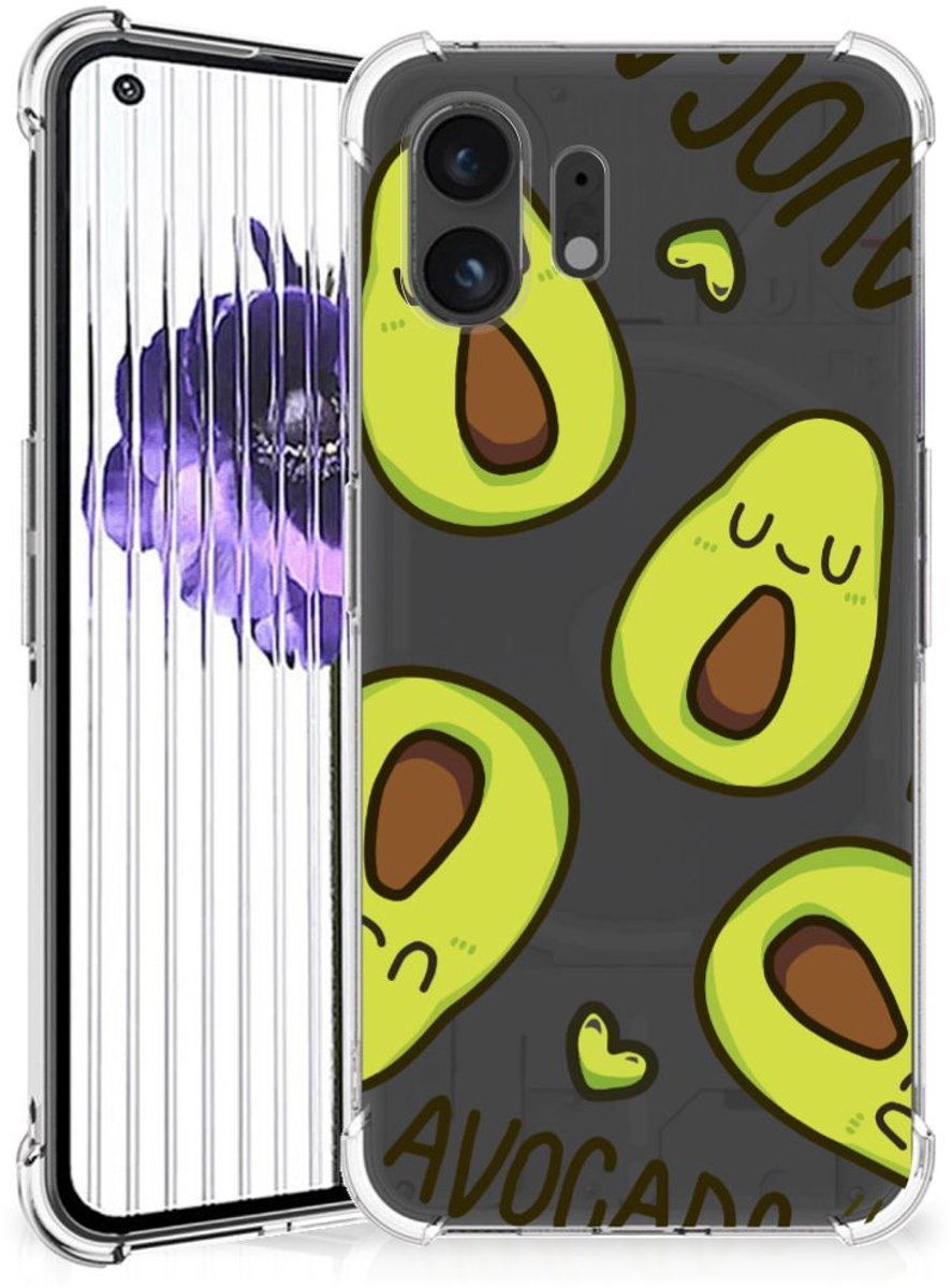 Nothing Phone (2) Stevig Bumper Hoesje Avocado Singing