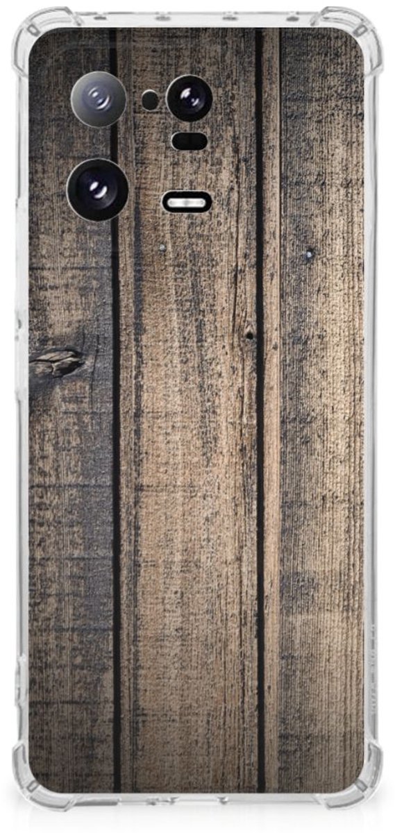 Xiaomi 13 Pro Stevig Telefoonhoesje Steigerhout