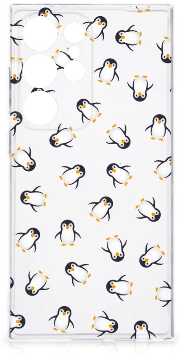 TPU bumper voor Samsung Galaxy S24 Ultra Pinguïn