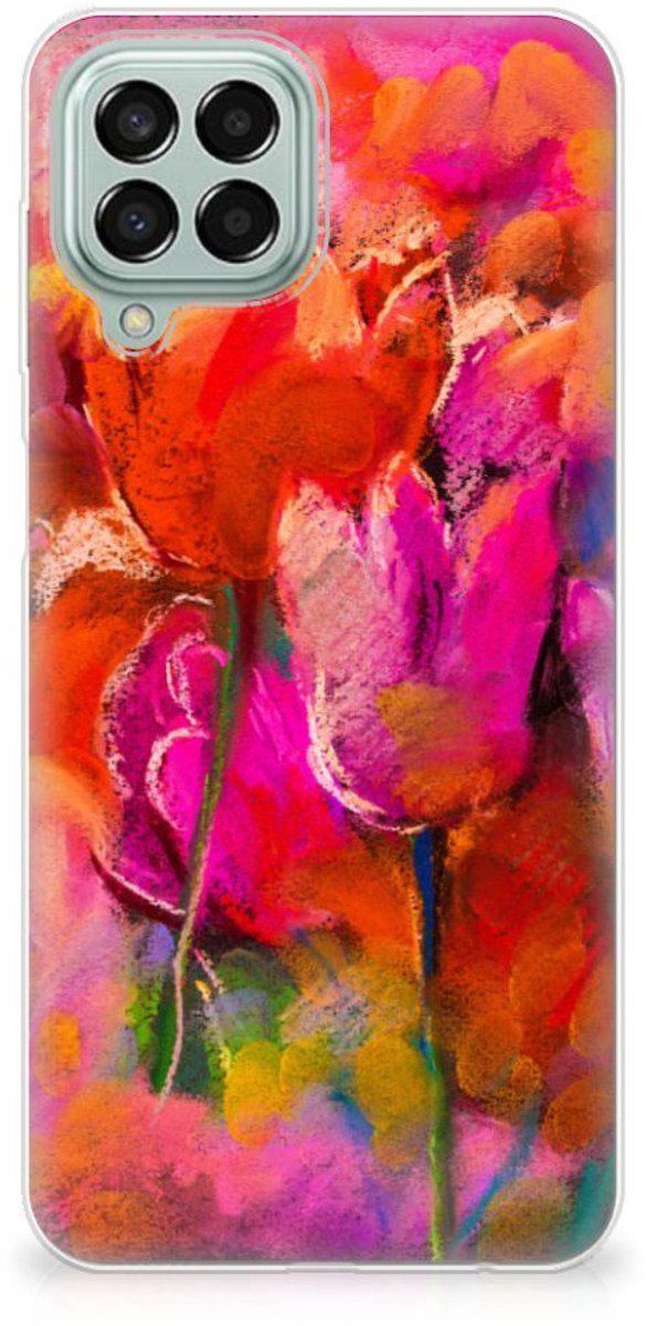 Hoesje maken Samsung Galaxy M33 Tulips