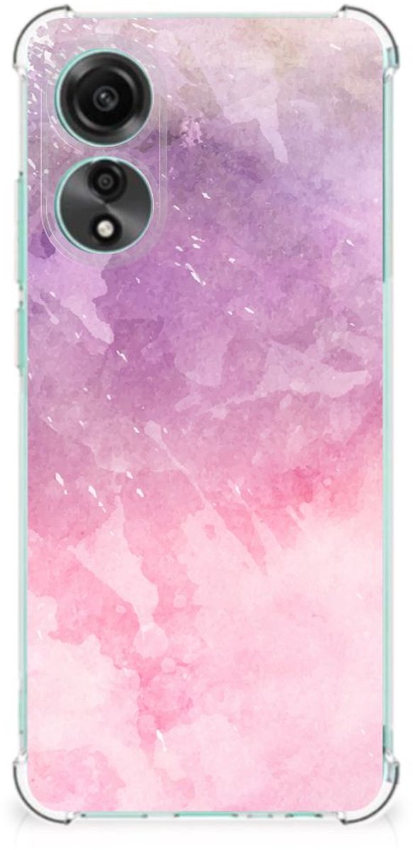 Back Cover OPPO A78 4G Pink Purple Paint